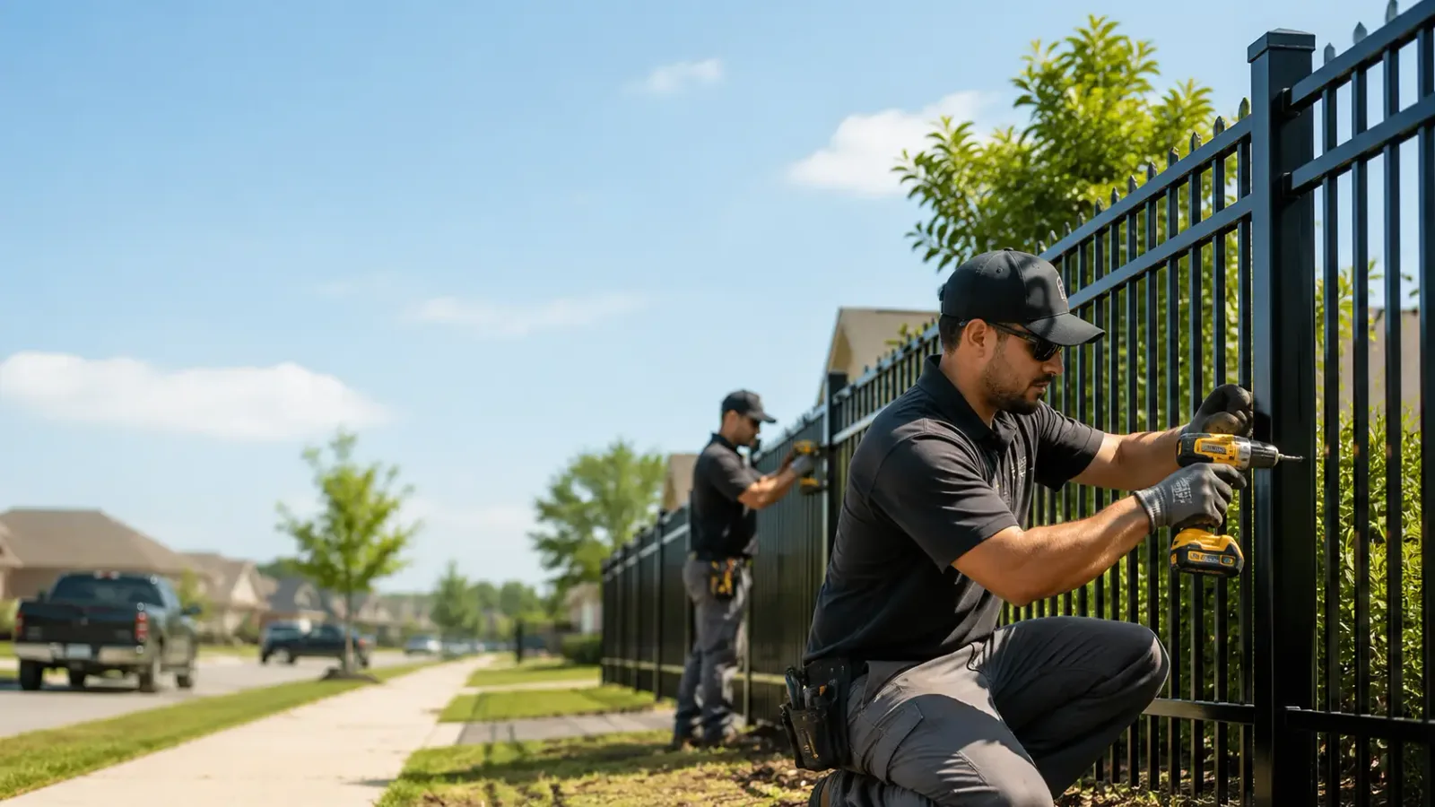 Metal Fence Installation in Broadlands, IL